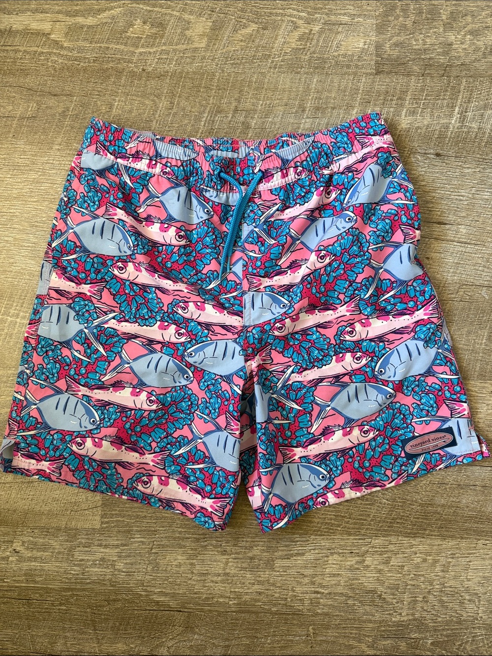 Vineyard Vines Fish Chappy Swim Trunks Size Large